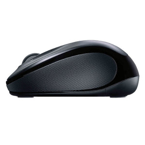 Logitech M325 Wireless Mouse Dark Grey Contoured design Glossy Comfort Grip Advanced Optical Tracking 1-year battery life