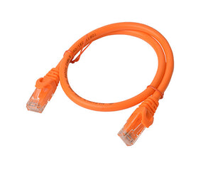8Ware Cat6a UTP Ethernet Cable 0.5m (50cm) Snagless Orange