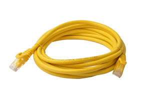 8Ware Cat6a UTP Ethernet Cable 3m Snagless Yellow
