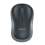 Logitech M185 Wireless Mouse Nano Receiver Grey 1-year battery life Logitech Advanced 2.4 GHz wireless connectivity