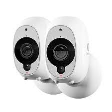 WIRE-FREE SECURITY CAMERA-WHITE- 2 PACK